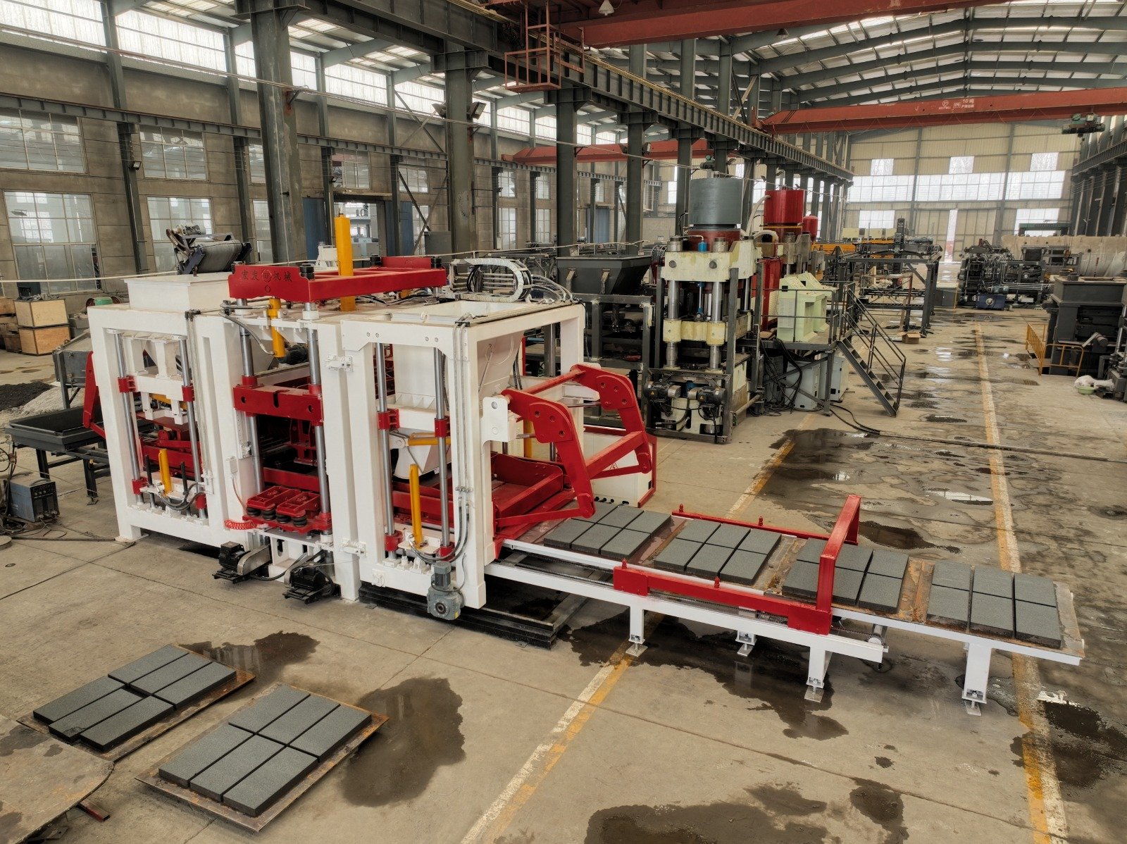 Brick production machinery
